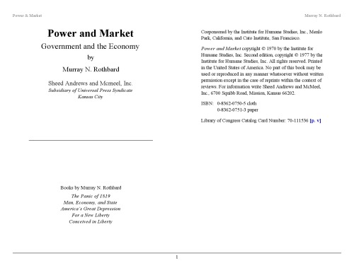 Power and Market