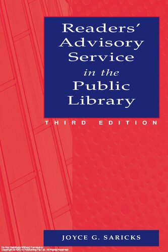 Readers' Advisory Service in the Public Library