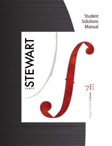 Student Solutions Manual (Chapters 1-11) for Stewart's Single Variable Calculus, 7th