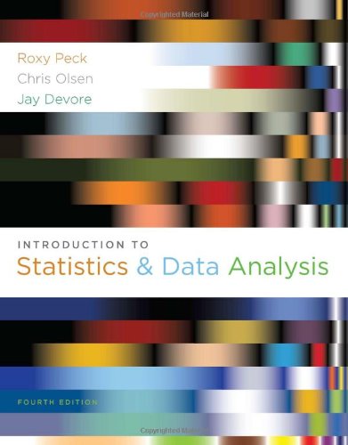 Introduction to Statistics and Data Analysis