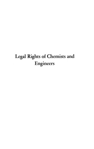 Legal Rights Of Chemists And Engineers