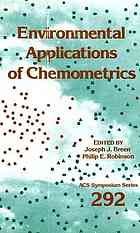 Environmental applications of chemometrics