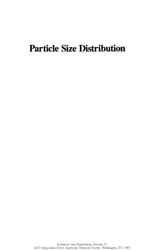 Particle Size Distribution