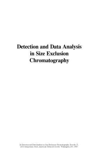 Detection and data analysis in size exclusion chromatography