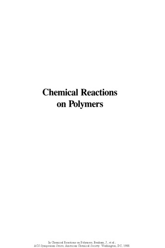 Chemical reactions on polymers