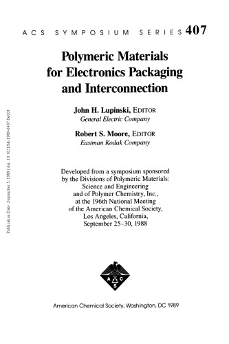 Polymeric materials for electronics packaging and interconnection