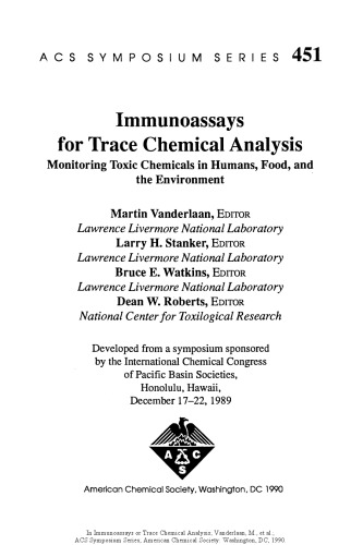 Immunoassays or Trace Chemical Analysis
