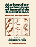 Molecular mechanisms of insecticide resistance : diversity among insects : developed from a symposium sponsored by the Division of Agrochemicals of the American Chemical Society at the Fourth Chemical Congress of North America (202nd National Meeting of the American Chemical Society), New York, New York, August 25-30, 1991