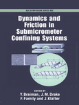 Dynamics and friction in submicrometer confining systems