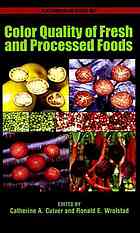 Color quality of fresh and processed foods