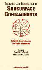 Transport and Remediation of Subsurface Contaminants