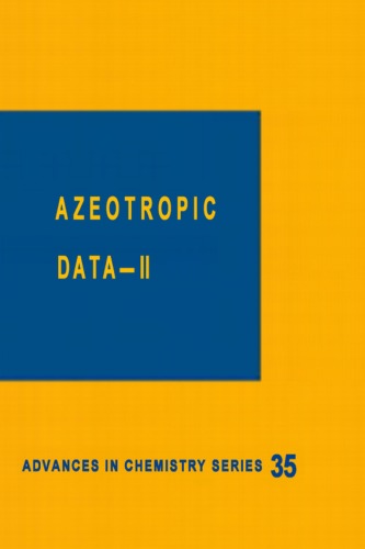 Azeotropic data