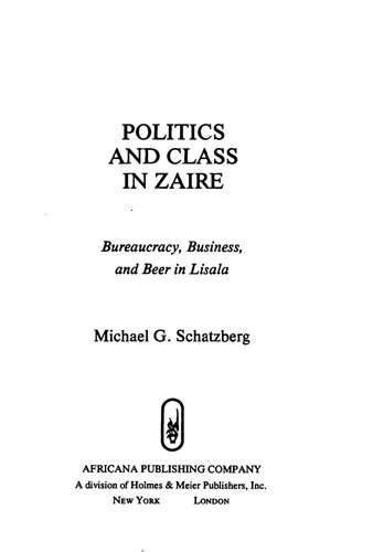 Politics and Class in Zaire