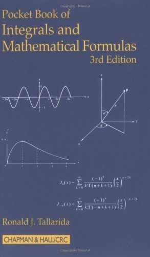 Pocket Book of Integrals and Mathematical Formulas