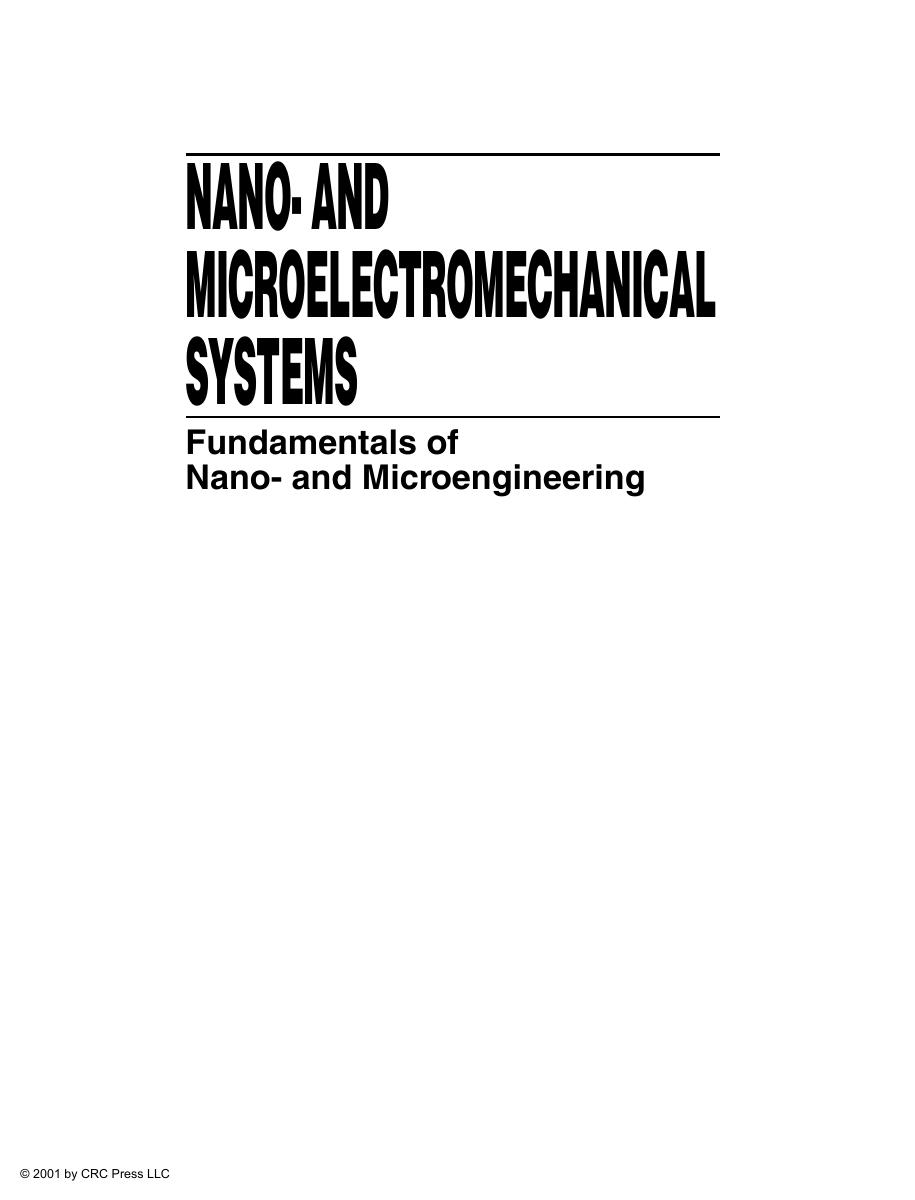 Nano- and Micro-Electromechanical Systems