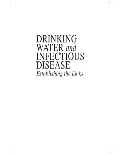 Drinking Water and Infectious Disease