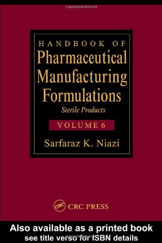 Handbook of Pharmaceutical Manufacturing Formulations