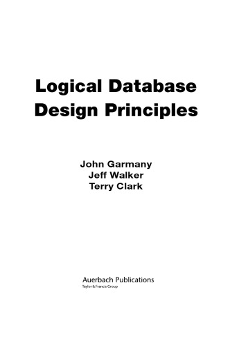 Logical Database Design Principles