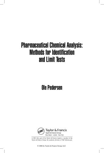 Pharmaceutical Chemical Analysis