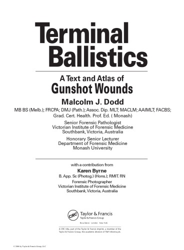 Terminal Ballistics