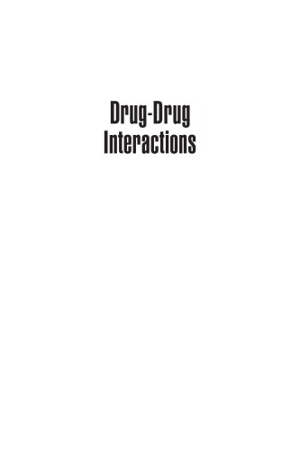 Drug-Drug Interactions (2nd Edition).