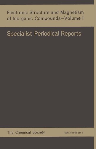 Electronic Structure and Magnetism of Inorganic Compounds vol 1