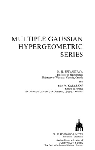 Multiple Gaussian Hypergeometric Series