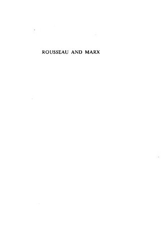 Rousseau And Marx