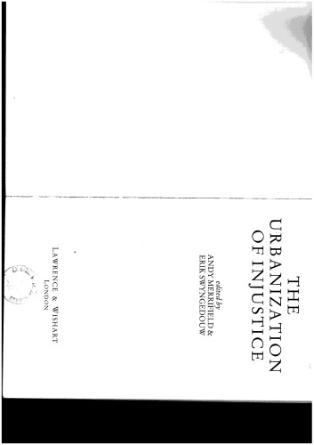 The Urbanization of Injustice