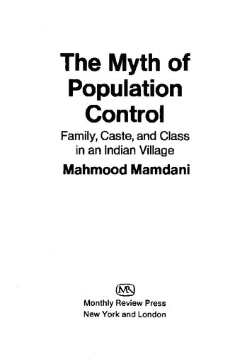 Myth of Population Control