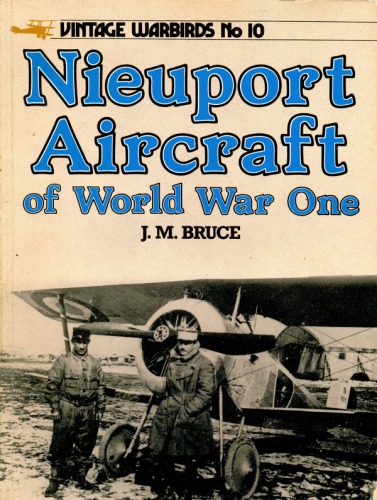 Nieuport aircraft of World War One