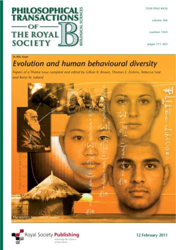 Evolution and human behavioural diversity : papers of a theme issue