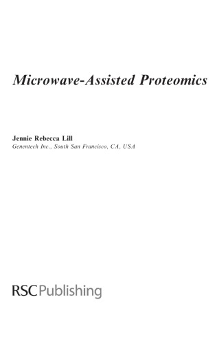 Microwave Assisted Proteomics