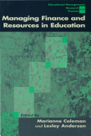 Managing Finance and Resources in Education