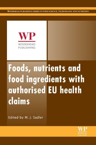 Foods, nutrients and food ingredients with authorised EU health claims