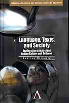 Language, Texts, and Society