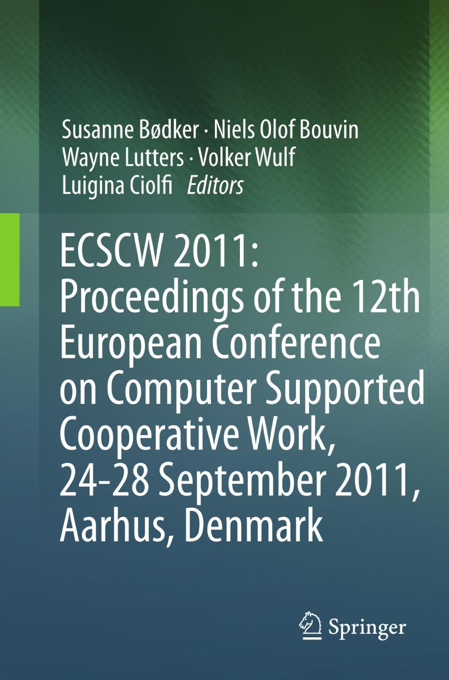 Ecscw 2011