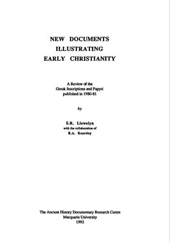 A review of the Greek inscriptions and papyri published in 1980-81