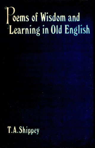 Poems of Wisdom and Learning in Old English