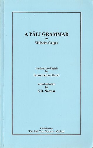 A Pāli Grammar