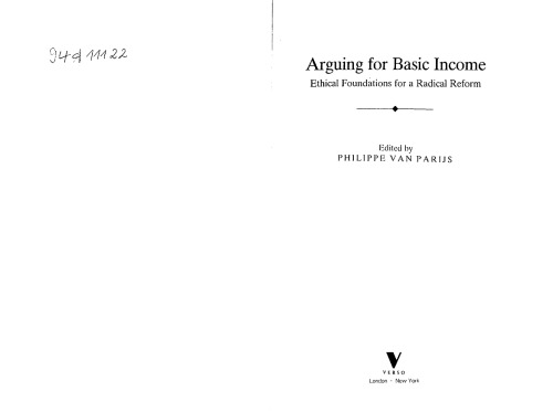 Arguing for Basic Income
