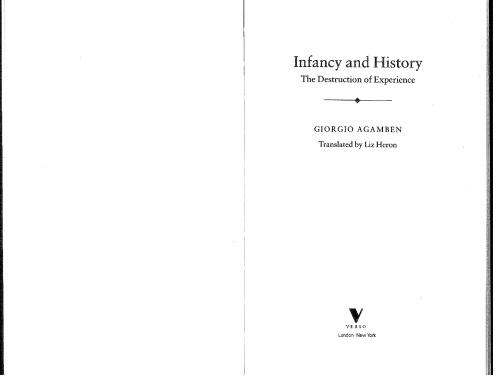 Infancy and History