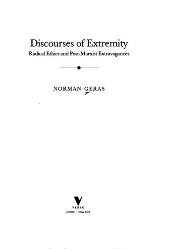 Discourses of Extremity