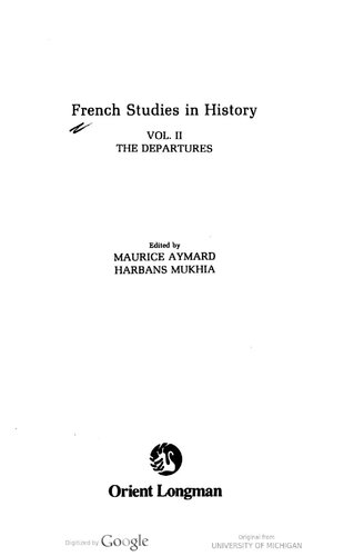 French Studies in History