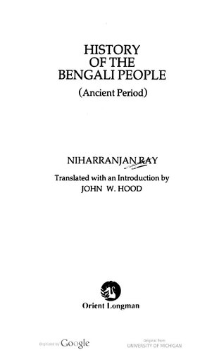 History of the Bengali People