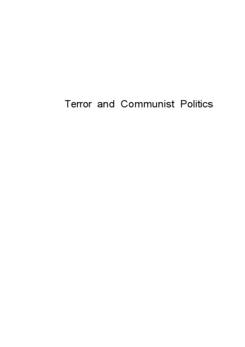 Terror and Communist Politics