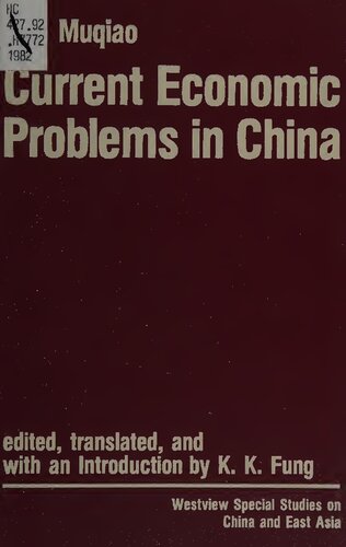Current Economic Problems In China