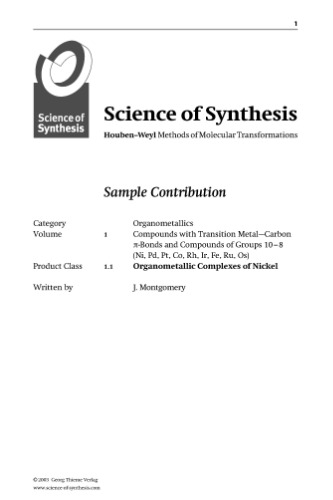 Houben-Weyl Methods of Molecular Transformations