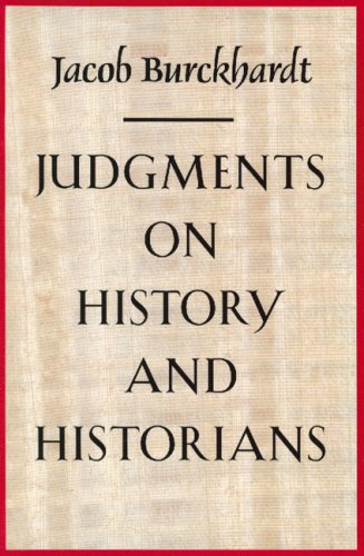 Judgments on History and Historians