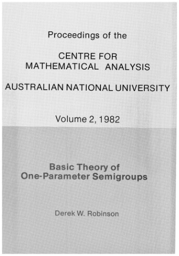 Basic theory of one-paramenter semigroups